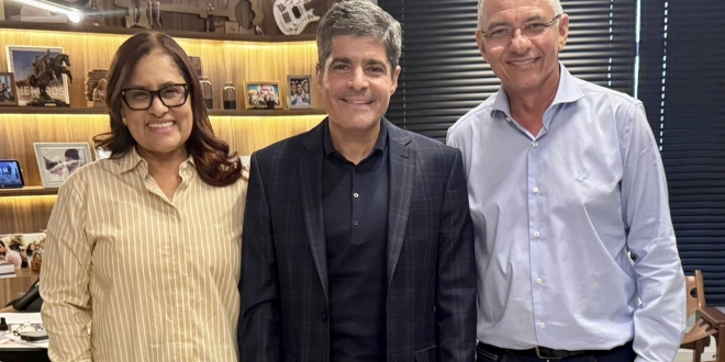 Deputada Kátia Oliveira e Diogenes Tolentino avançam articulação com ACM Neto por desenvolvimento da RMS e da Bahia