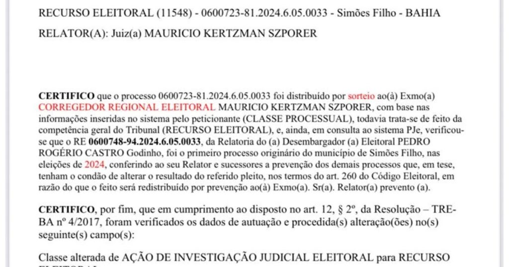 TRE-BA: MARCA DATA DO JULGAMENTO DOS RÉUS DINHA, DEL E SIMONE COSTA !!!