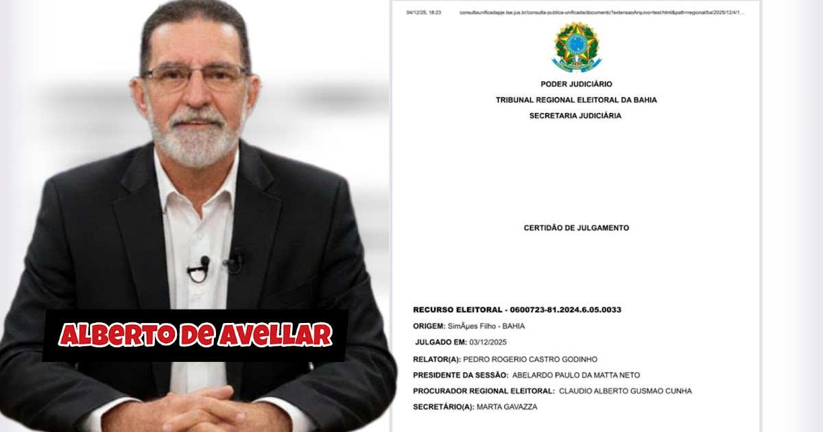 TRE-BA: DECIDE NÃO CONHECER O RECURSO NO PROCESSO ABUSO DE PODER...