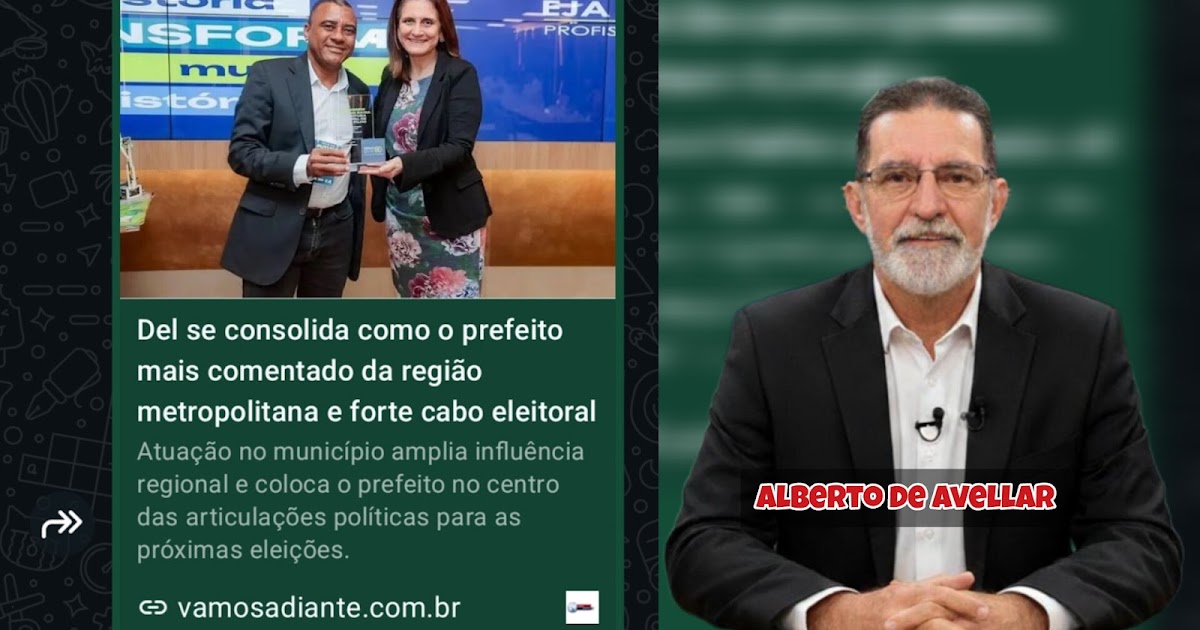 SITE INSTITUCIONAL CHAMA PREFEITO DEL DE CABO ELEITORAL !!!
