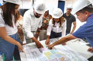Sesab realiza visita de inspeção às obras do Hospital e Maternidade Regional Costa do Dendê | SECOM