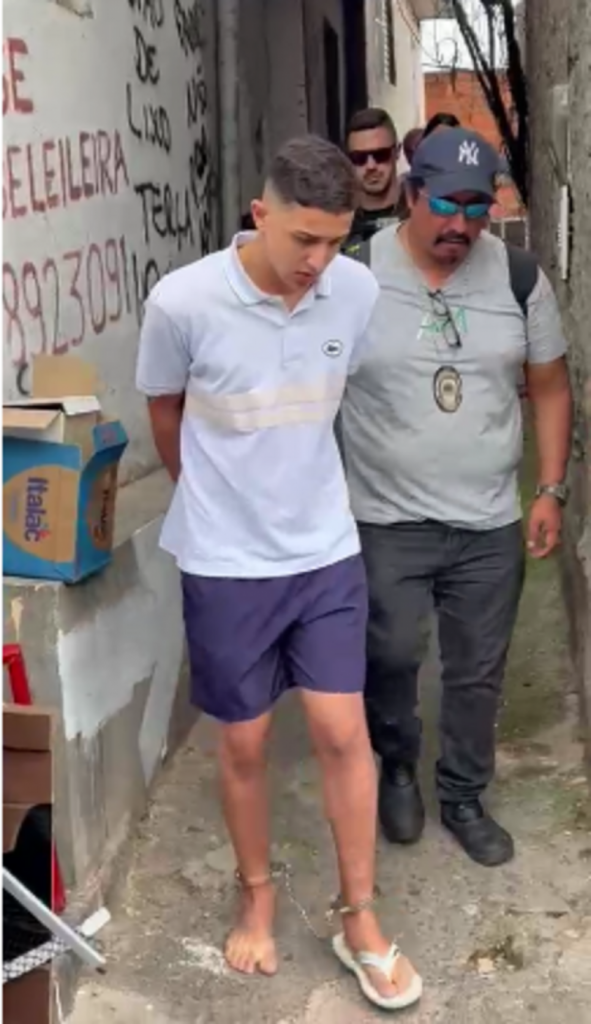 Suspeito de assaltar Maria Prata foi preso ao buscar encomenda; veja momento