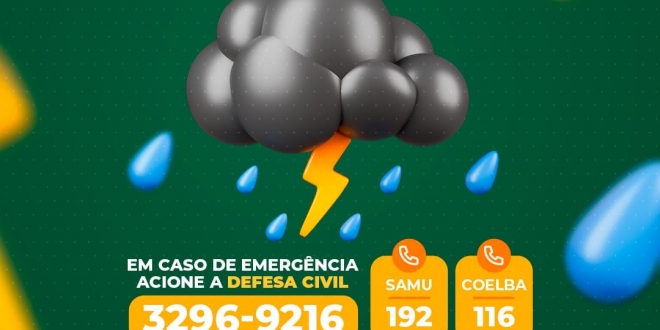 Previsão aponta chuvas intensas e Prefeitura mantém equipes mobilizadas em Simões Filho