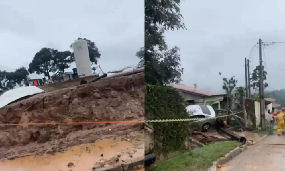 Reservatório de água da Sabesp rompe e deixa um morto em SP; veja vídeo