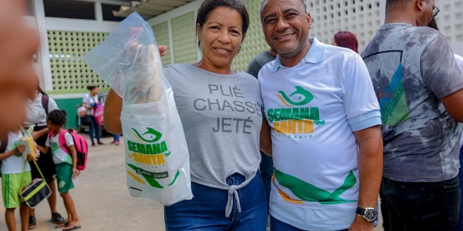 Semana Santa Solidária vai beneficiar mais de 23 mil famílias em Simões Filho