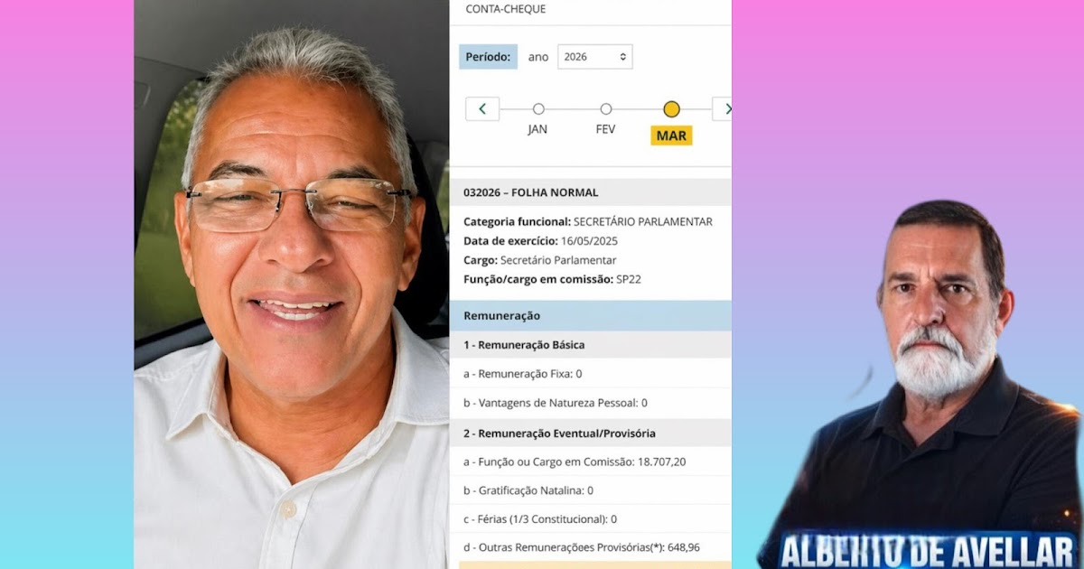 ESTÁ É PRA LASCAR - O QUERUBIM SEM ASA ESTÁ NA FOLHA !!!