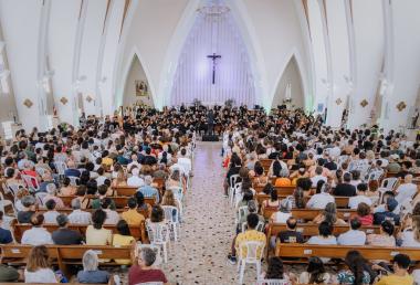 Osba realiza concerto gratuito no Santuário Nossa Senhora de Fátima, neste domingo (12) | SECOM