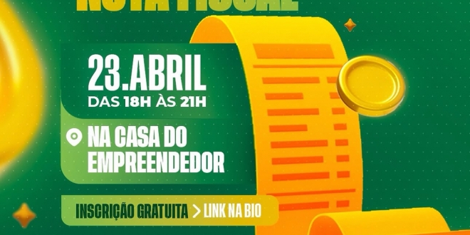 Simões Filho promove oficina gratuita sobre emissão de nota fiscal eletrônica em parceria com o Sebrae