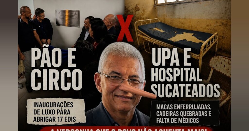 A CASA DO POVO DE LUXO E O POVO COM OS PÉS NA LAMA !!!