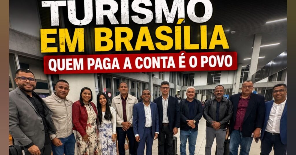 COMITIVA EMBARCA PARA BRASÍLIA, ENQUANTO O POVO SOFRE...