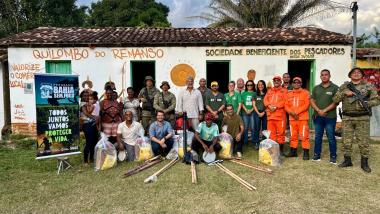 Caravana Bahia Sem Fogo inicia etapa da Chapada Diamantina com ações preventivas e entrega de equipamentos | SECOM
