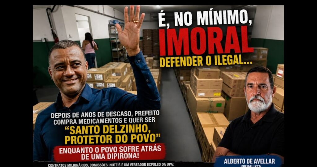 É, NO MÍNIMO, IMORAL DEFENDER O ILEGAL...