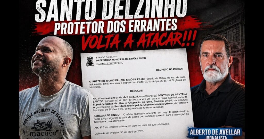 MAIS UM TAPA NA CARA DA SOCIEDADE SIMÕESFILHENSE!!!