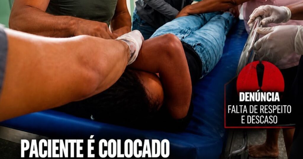 PACIENTE CAI EM HOSPITAL DE SIMÕES FILHO E EXPÕE COLAPSO NO ATENDIMENTO...