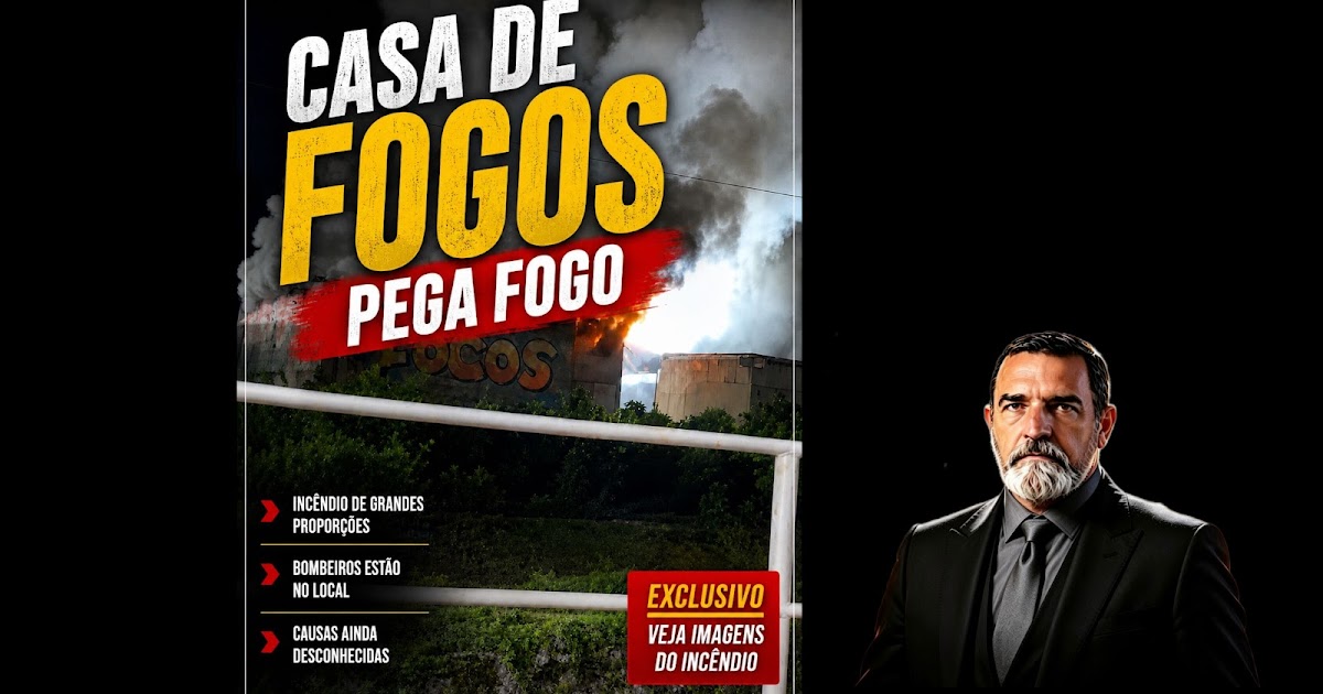 CASA DE FOGOS INSTALADA EM ÁREA ALVO DE DENUNCIA PEGA FOGO...