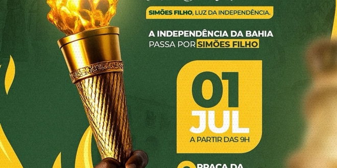 Simões Filho realiza Ato Solene da Passagem do Fogo Simbólico nesta quarta-feira (1º)