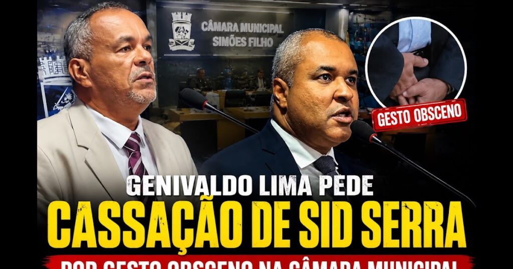 VEREADOR PEDE APURAÇÃO E ADMITE QUE CASO PODE TERMINAT ATÉ EM CASSAÇÃO DE MANDATO DE SID SERRA..