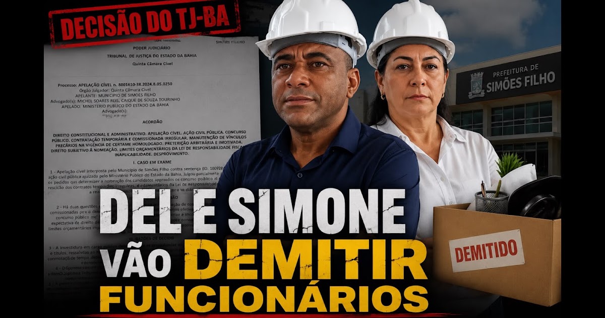 TÁ CHEGANDO A HORA DO APERTADEL - TRIBUNAL NEGA RECURSO.