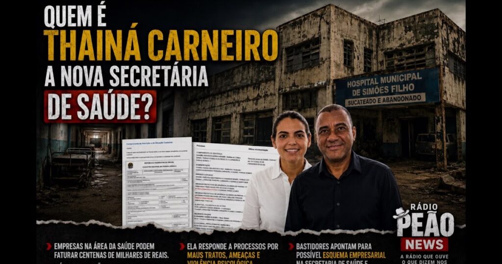 THAINÁ A NOVA SECRETÁRIA QUE ESTÁ MOVIMENTADO À SAÚDE!!!