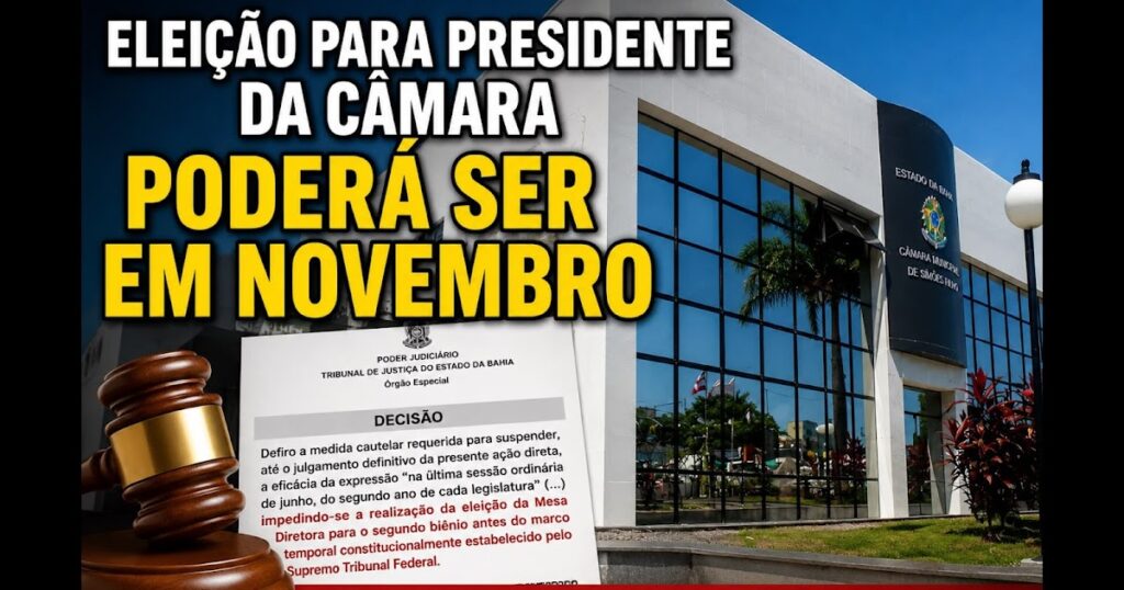 TJBA BATE O MARTELO : ELEIÇÃO DA CÂMARA SÓ EM NOVEMBRO MESMO ITUS TENDO A MAIORIA DOS VEREADORES.