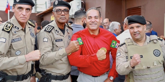 Vereador Bombeiro Motta prestigia inauguração da nova sede da Rondesp ao lado de autoridades estaduais e municipais