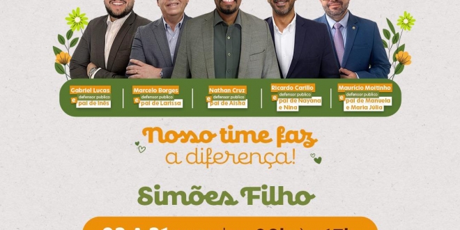Defensoria realiza campanha de reconhecimento de paternidade e exame de DNA gratuito em Simões Filho