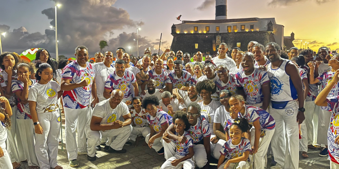 Simões Filho marca presença em grande encontro de capoeira com equipe liderada por Del Capoeira