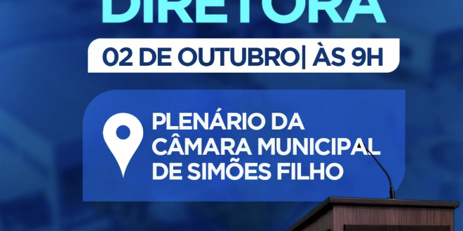 A eleição do ano: depois de meses de idas e vindas, Câmara de Simões Filho se prepara para novo capítulo da disputa pela Mesa Diretora